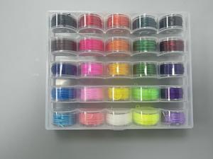 Cuentas de hilo elástico DIY duraderas, alambre colorido para componentes de pulsera personalizables, hallazgos para hacer joyas - Product Image 6
