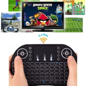 Idioma de soporte al por mayor: teclado inalámbrico árabe i8 Air Mouse con panel táctil para Android TV Box, Smart TV y PC Tablet - Product Image 5