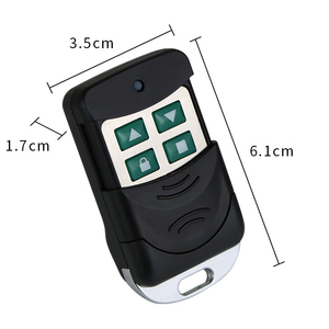 Prezzo di fabbrica Smart Home Controller Wireless per porta di rotolamento del codice di apprendimento RF telecomando in plastica - Product Image 3
