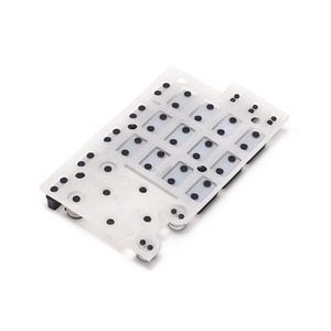 Teclado personalizado P + R Teclado de silicona conductora con plástico - Product Image 2