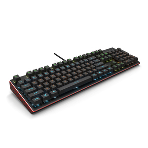Diseño completo personalizado 104 teclas RGB ABS doble colores inyección Keycaps teclado para juegos con cable Teclado mecánico de ordenador con cable - Product Image 1