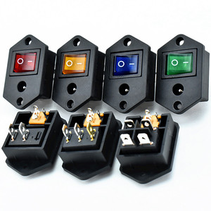 <strong>5</strong>.5X2.<strong>1</strong> or <strong>5</strong>.5X2.<strong>5</strong> MM <strong>5</strong>.5MM <strong>2</strong>.1MM <strong>2</strong>.5MM Jack DC Power Connector With 12 Volt Rocker Switch Kcd1 <strong>2</strong> 3 <strong>4</strong> Pin - Product Image 5