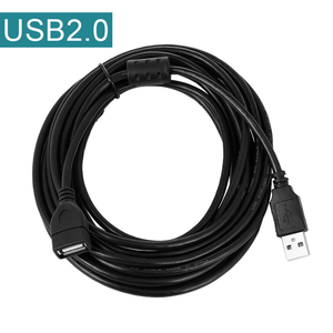 Süper hızlı USB 2.0 erkek kadın kablo uzatma 1M/1.5M/3m/5M/10M mikro tel konektörler PC dizüstü yazıcı veri senkronizasyonu için örgülü - Product Image 1