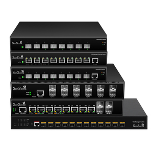 Interruttore Ethernet 10Gbps 8 porte 10000 commutatore di rete Mbps con larghezza di banda 160G funzione SNMP Plug Play Hub di rete Internet