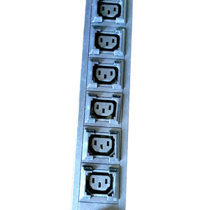 Single Phase PDU ROHS F1402048 for Cabinet <strong>Data</strong> Center AC <strong>Input</strong> <strong>Output</strong> 250V 16A 1U Basic Type Power Socket Rack Mount - Product Image 3