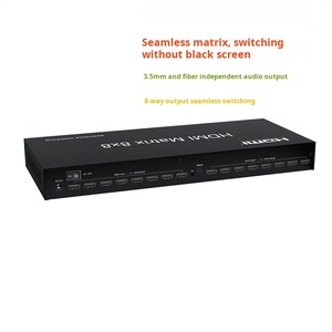 Matriz sin costuras 8 en 8 salida doble extracción de frecuencia de audio HDMI HD Matrix HDMI 8 8 matriz de conmutación de video - Product Image 3