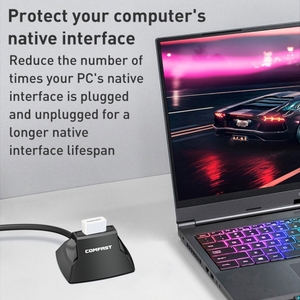 COMFAST CF-U318 1.2米高速usb 3.0延长线，带底座 - Product Image 5