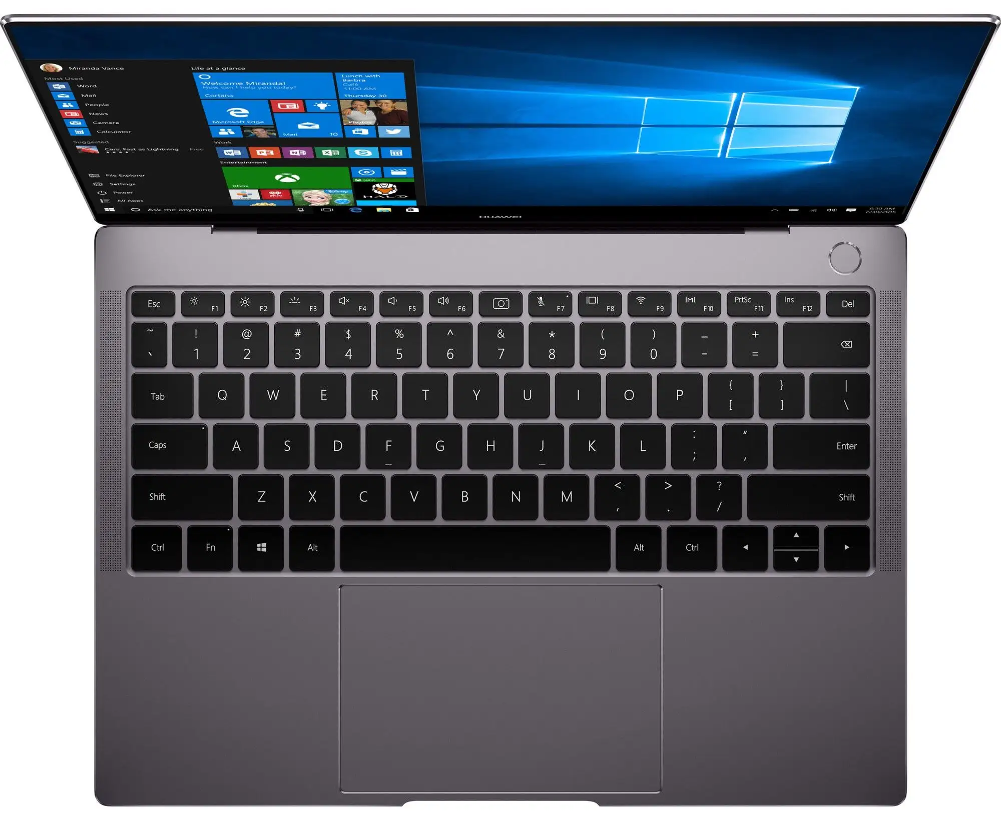 Huawei Matebook X Pro (i7-8550u MX150) ordinateur portable Notebook8th Gen I7-8550u 16 GB RAM 512 GB SSD sans fil ordinateur portable IPS anglais