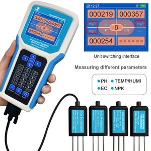 <strong>5</strong>-<strong>in</strong>-<strong>1</strong> Farme Agricultural <strong>Testing</strong> Device Soil pH NPK Temperature Moisture Salinity Sensor Tester - Product Image 1