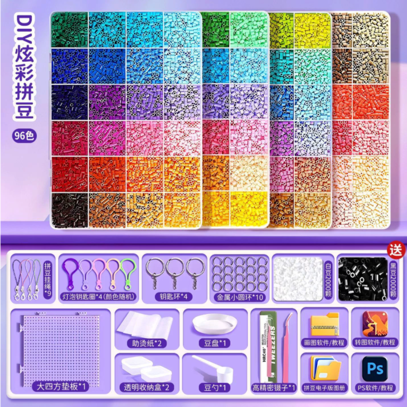 Fusion Bean 96 colori e toolkit incluso con 4000 pezzi