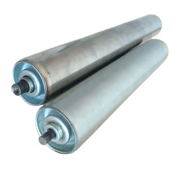 38mm diameter spring loaded Zinc plated gravity roller