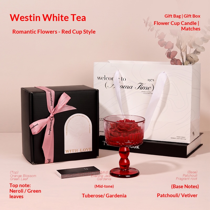 Estilo de taza roja de té blanco whisky