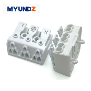 Conector eléctrico de cable Bloque de terminales LED autoblocante conveniente con conexión rápida 923-3/J - Product Image 2