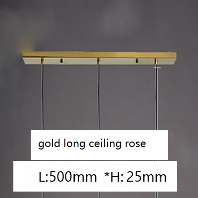 Or long plafond rose