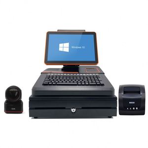 Емкостный многосенсорный экран Windows 7/10 pos I3/I5/I7 система 4 + 64 ГБ все в одном pos-терминал - Product Image 4