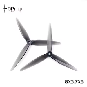 HQプロップ3ブレードプロペラガラス繊維強化ナイロン8X4X3 RCプレーンプロペラ8X4.5X3 FPVドローンブレード - Product Image 4