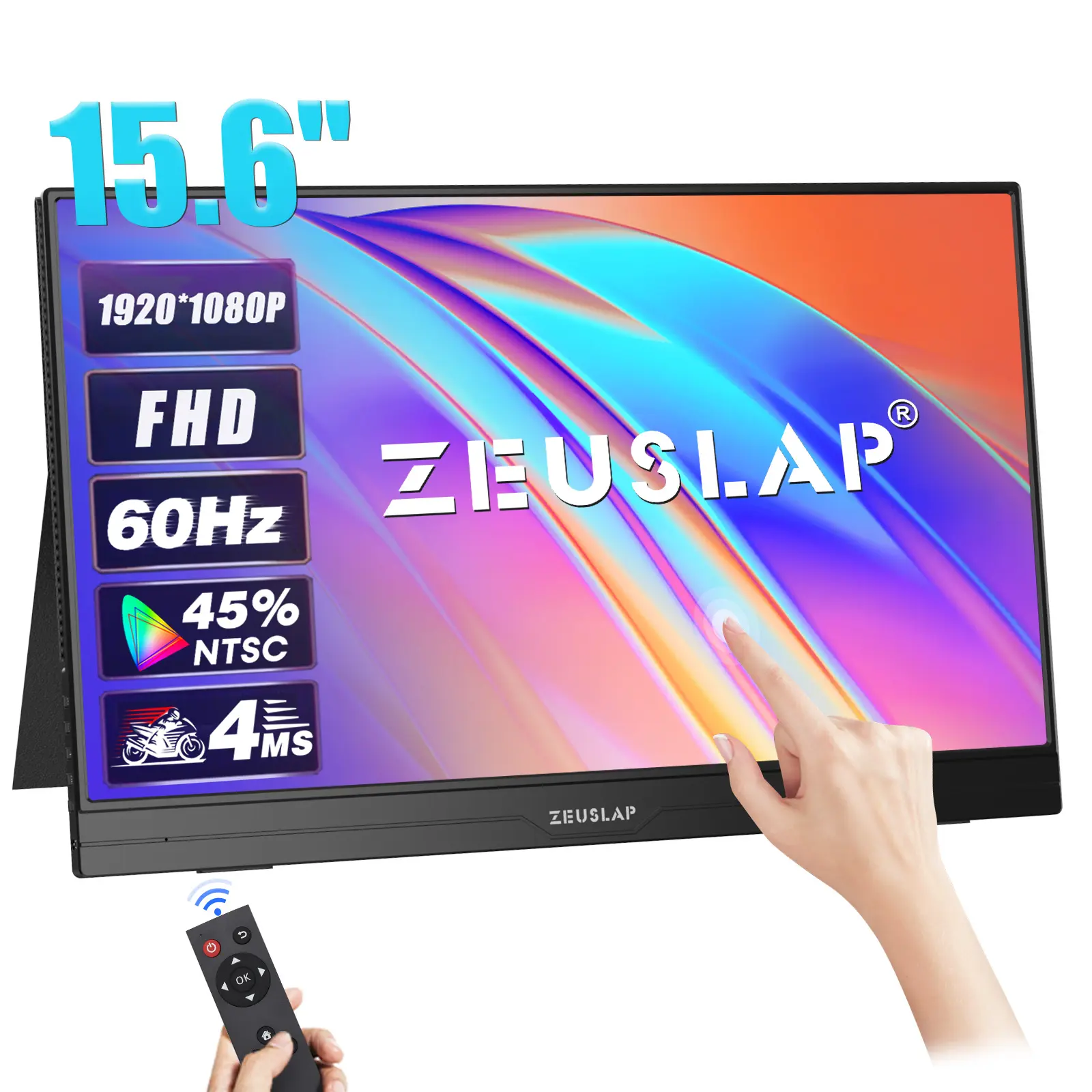 15.6 pouces nouvel écran de jeu OEM 10.5 13.6 15.6 16 17.3 pouces 1080P 2K 4K 144HZ IPS ordinateur portable LCD moniteur portable Ultra mince