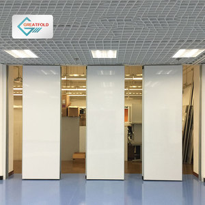 白色可操作墙壁隔断工作室声学隔断可移动隔音办公室隔断 - Product Image 5