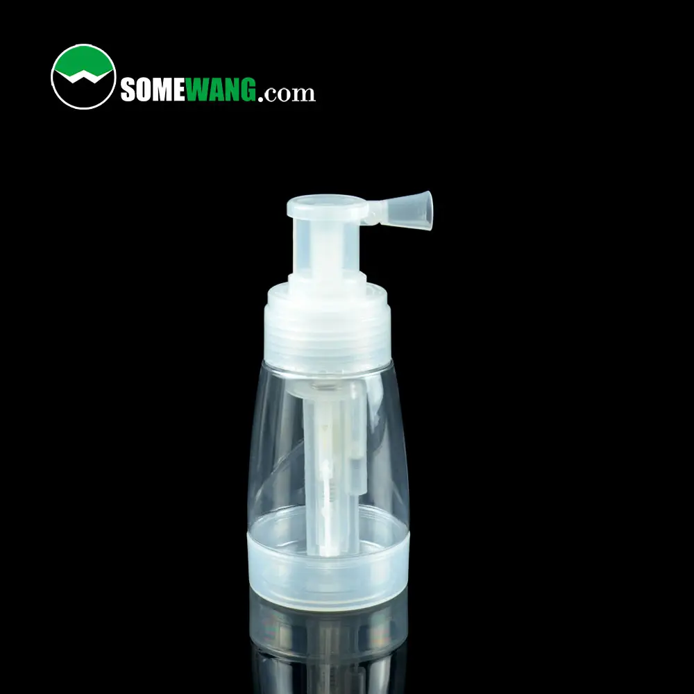 Dispensador de polvo cosmético portátil, botella vacía transparente de 180ml, de plástico, para salón de mascotas, corte de pelo, purpurina seca, pulverizador en polvo