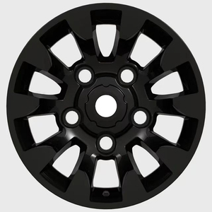 新到货16x8 <span class=keywords><strong>5x165.1</strong></span>黑色越野车轮16英寸铝合金轮辋