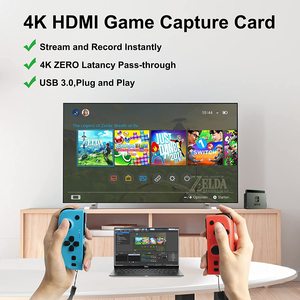 4k输入HDMI到USB3.0视频采集卡HDMI环出录像机抓取器，用于OBS捕捉游戏直播流 - Product Image 4