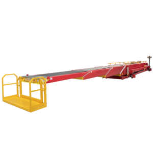 Trasportatori a nastro telescopico da campo logistico di carico di camion portacontainer da 40 piedi - Product Image 1