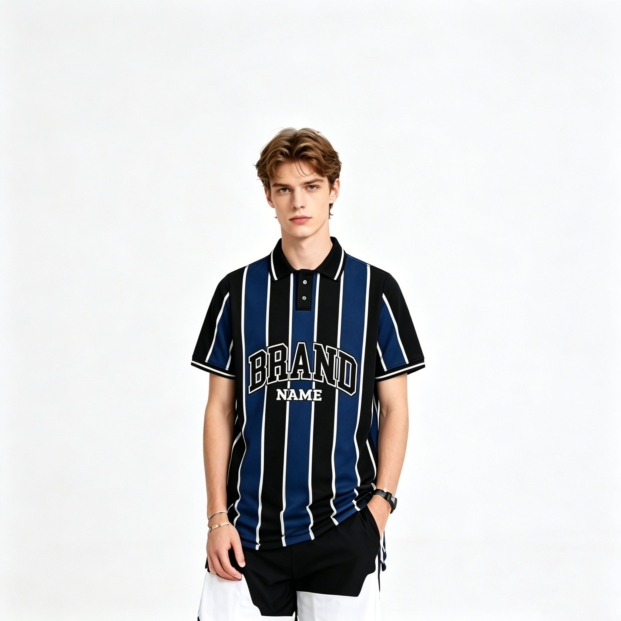 Azul oscuro-Negro-M
