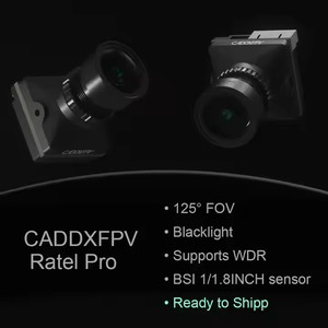Caddx Ratel Proアナログ1500TVL NTSC PAL 16:9 4:3切り替え可能スーパーWDR FPVブラックライトナイトバージョンマイクロカメラ - Product Image 5