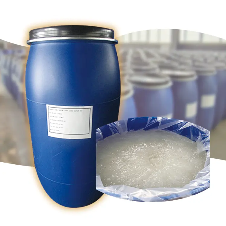 Limpio química barato de sodio lauril éter sulfato de SLES 70% 68891-38-3 para jabón de mano