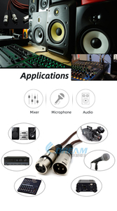 XLR ขั้วต่อ3pin ตัวเมียซ็อกเก็ตตัวเมียซ็อกเก็ตตัวเมีย XLR 3ขาขาขา XLR ตัวเมียปลั๊กสี่เหลี่ยมขั้วต่อ XLR 3ขา - Product Image 6