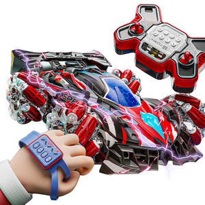 2.4GHz Gesture Control Remote Control 4WD RC Car Toy Light Music Metal <strong>Watch</strong> <strong>Drift</strong> Smoke Spray Stunt Car Includes Camera Charger - Product Image 1