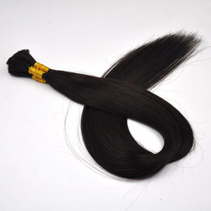 High Quality 100% Raw Human Hair <strong>Bundles</strong> Silky Straight <strong>Model</strong> Bulk No Tangle Extensions - Product Image 3
