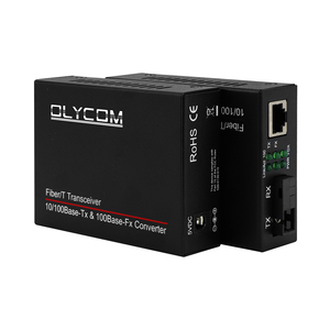 Fast <strong>Ethernet</strong> Fiber Optic <strong>Ethernet</strong> Converter 10/100M Single-Mode Bi-Directional Transceiver SC to RJ45 20km - Product Image 4