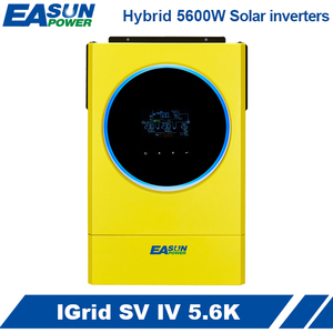EASUN-Anillo de luces LED SV4, 6kW, 120A, 450vdc, botón táctil, doble salida MPPT, paralelo, 9 unidades, inversor Solar híbrido - Product Image 4