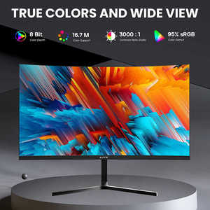 Monitor curvo Precio al por mayor Pantalla 4K Pc Computadora 2K 144Hz 24 pulgadas Lcd personalizado 34 Ips 2560 Two 19 Monitor Lcd ultrawide - Product Image 2
