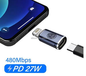 PD35W hızlı şarj USB C 8pin adaptörü USB C kablo dönüştürücü veri senkronizasyon konektörü destek Emark kablosu - Product Image 4