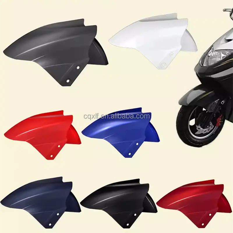 Deflector de carcasa de plástico para cuerpo de motocicleta directo, patinete eléctrico ABS, guardabarros de rueda delantera grueso, Color personalizado