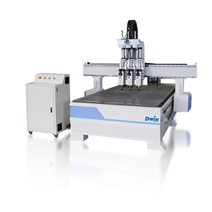 Enrutador CNC 1325 de cabezales múltiples, máquina enrutadora de madera de 3 husillos para la fabricación de muebles de madera y relieve 3D - Product Image 2