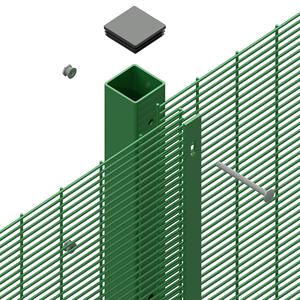 セキュリティフェンス<span class=keywords><strong>358</strong></span>ワイヤーメッシュ耐久性クリアvuアンチクライムマレーシア