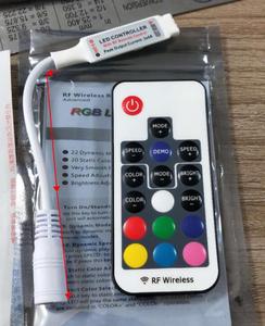 Rf Wireless RGB führte Controller DC5-24V 17 Key Remote Mini LED Controller - Product Image 6