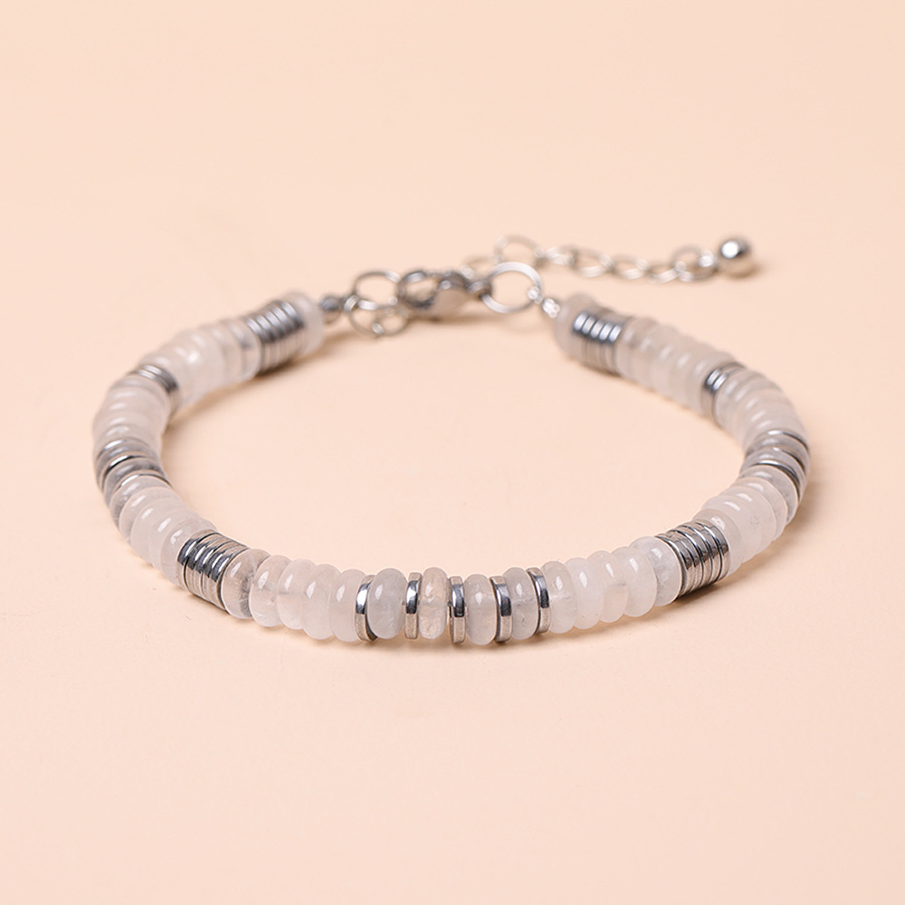 bracelet en quartz rose