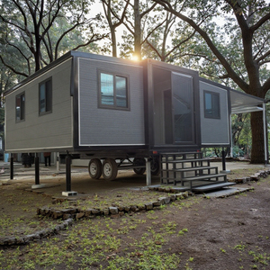 Ce Sang Trọng Hiện Đại Kết Cấu Thép Khung Di Động Di Động 40ft 3 Phòng Ngủ Mở Rộng Container Nhà Gấp Container Nhỏ Nhà - Product Image 2