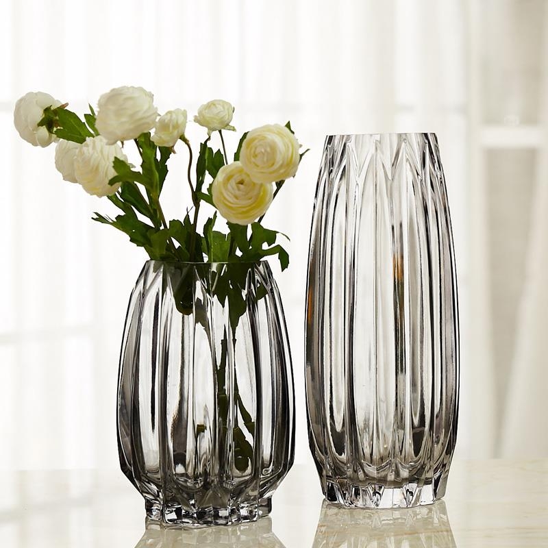 Factory Produced Wholesale Glass Flower Vase for Home Decor
