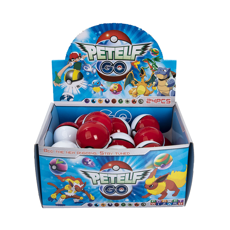 une boîte de 24 pièces (rouge et blanc)