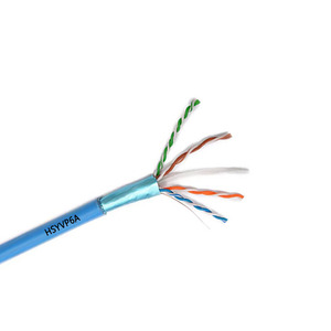Venta caliente F/UTP Cat6A Cable Ethernet Cable de comunicación Cat6a Cable de red para monitoreo de seguridad de redes - Product Image 4