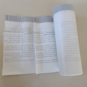 Tear-free Drawstring Garbage Bag on <strong>Roll</strong> Black Color White Color Green Color Trash Bag