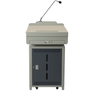 Teaching Equipment Teacher's Podium <strong>Computer</strong> With Visualizer, Amplifier, Speaker, AV Controller Conference Lectern - Product Image 6