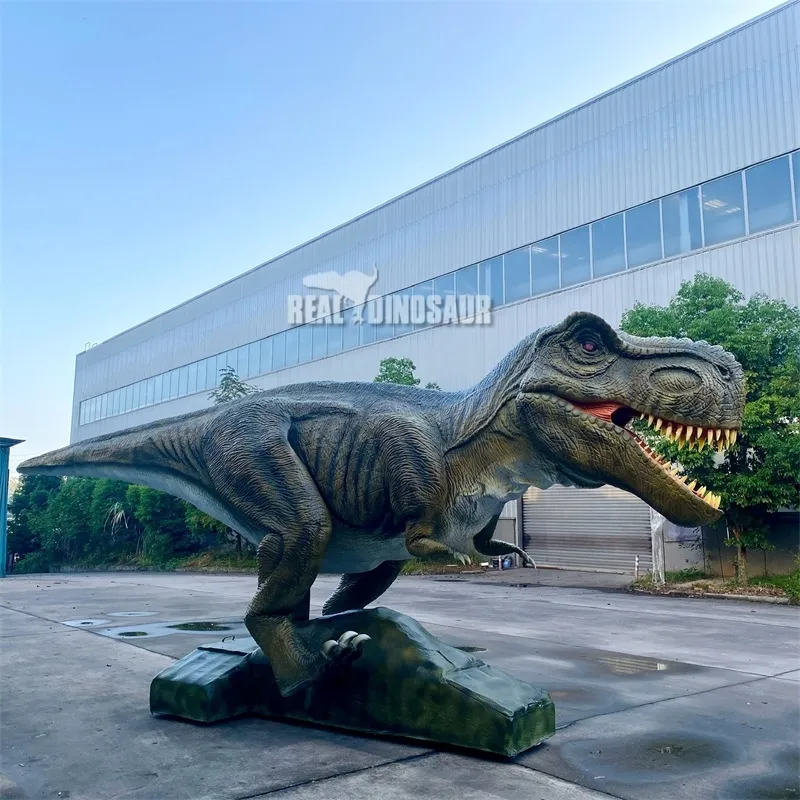 Dinosaure de réveil télécommandé de simulation de dinosaure de marche automatique de haute technologie