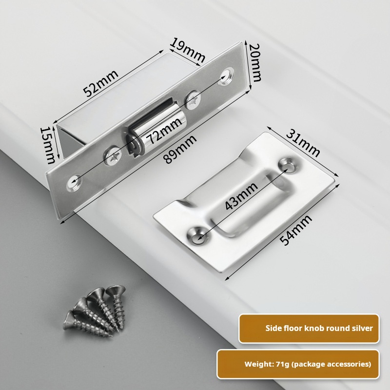 Stainless steel side door wheel