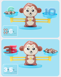 猴子数学数字计数颜色认知玩具平衡计数游戏 - Product Image 5